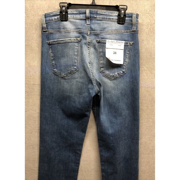 Flying Monkey Platinum Jeans Size 28 Factory Destroyed NWD - Picture 13 of 16